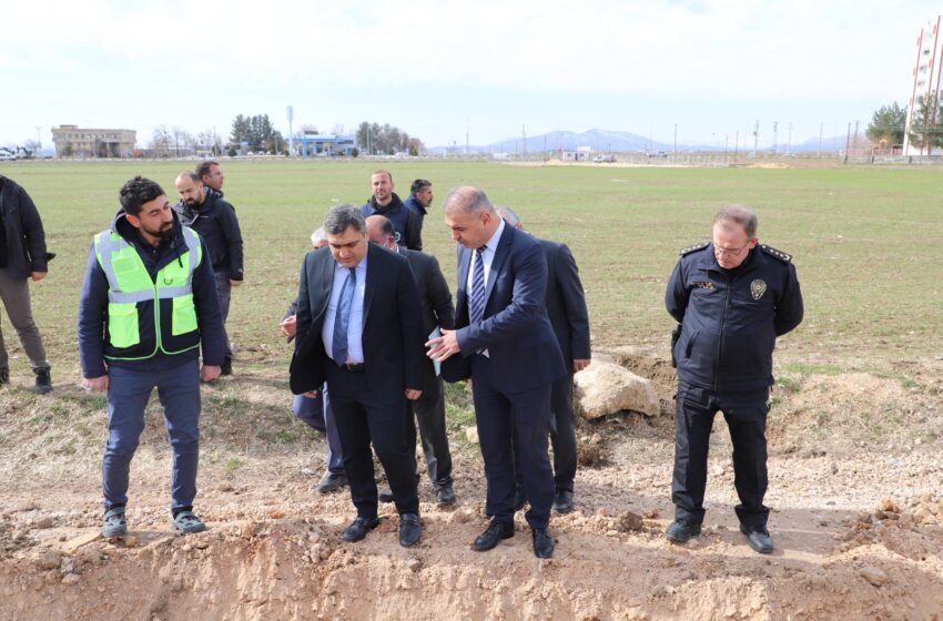 DİSKİ Ergani’de yağmur suyu şebeke hattı çalışmasına başladı