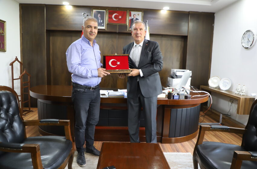 Çüngüş Belediye Başkanı Ali Suat Akmeşe’den DİSKİ Genel Müdürü Fırat Tutşi’ye nezaket ziyareti