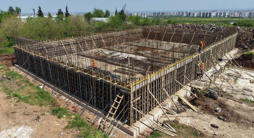 DİSKİ’nin Talaytepe içme suyu deposu inşaatı yüzde 50’ye ulaştı