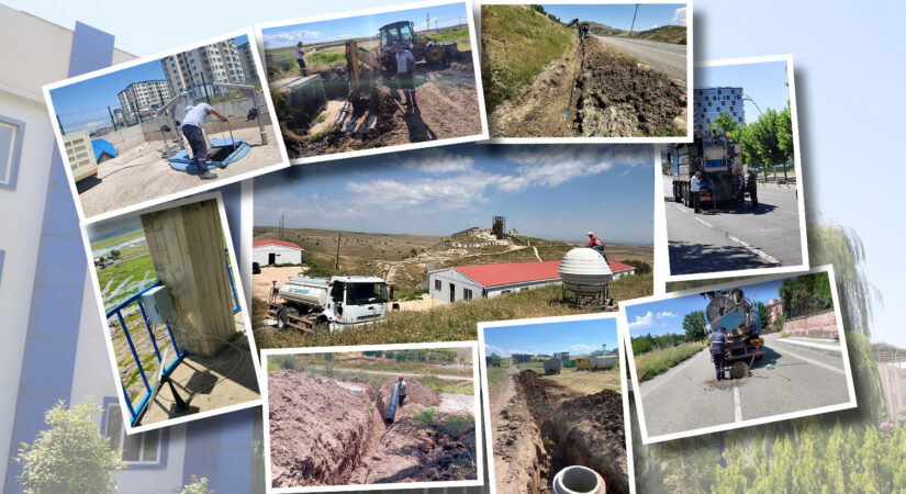 DİSKİ, merkez ve kırsal ilçelerde iki haftada kapsamlı altyapı çalışmaları yürüttü