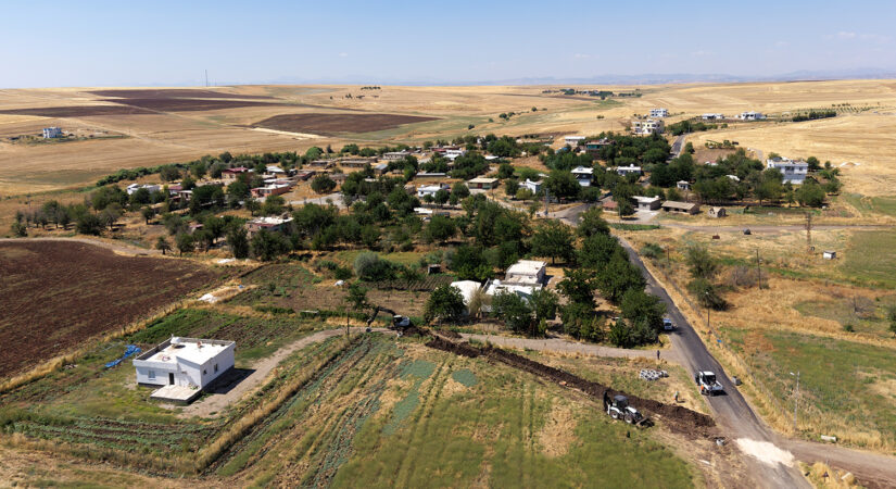 DİSKİ, Sayarlar ve Aktepe’ye 5 kilometrelik atık su hattı döşüyor